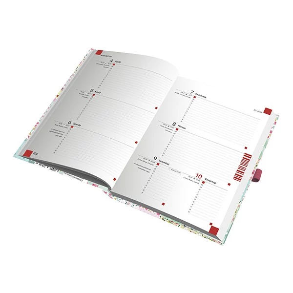 Tanári zsebkönyv TOPTIMER papírborító A/5 heti 145x205 mm DUPLEX 2025-2026
